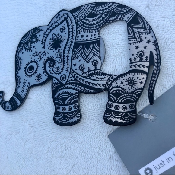 Indian Henna Elephant Bottle Opener New with Tags Bohemian - Picture 2 of 8